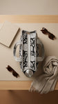 Black Sanganeri Print Lunch Bag
