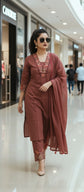 Brownish Red Cotton Salwar Set – CS020