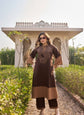 Chocolate Brown Designer Kurta Pant Set – KP026