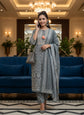 Grey Muslin Salwar Set - MS003