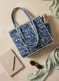 Indigo Blue Lunch Bag