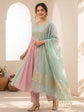 Mulchanderi Colour-Block Pastel Umbrella Salwar Set – MCS002