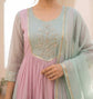 Mulchanderi Colour-Block Pastel Umbrella Salwar Set – MCS002