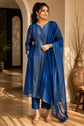 Mulchanderi Zari Stripe Salwar Set – MCS003