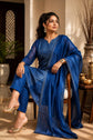 Mulchanderi Zari Stripe Salwar Set – MCS003
