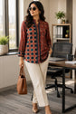 Natural Crepe Patchwork Print Shirt – SH004