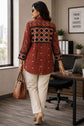 Natural Crepe Patchwork Print Shirt – SH004