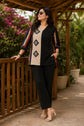 Premium Cotton Colour-Block Co-ord Set – CDS010