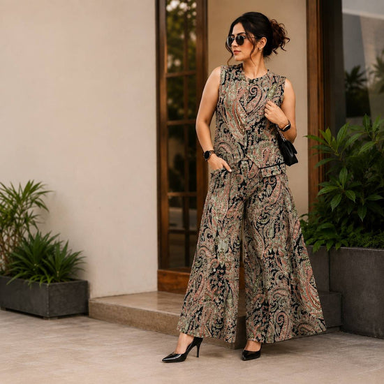 Premium Cotton Printed Co-ord Set – CDS011