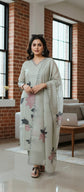 Premium Linen Tissue Salwar Set - LTS001