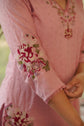Premium Pink Schifli Cotton Embroidered Salwar Set – CS022