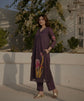 Premium Purple Mul Cotton Kurta Pant Set – KP025