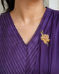 Purple Kota Embroidered A-Line Umbrella Salwar Set – KS002