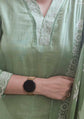 Sage Green Printed Cotton Salwar Set – CS021