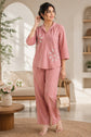 Soft Peach Cotton  Co-ord Set – CDS007