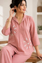 Soft Peach Cotton  Co-ord Set – CDS007