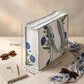 White & Blue Quilted Large Tote Bag